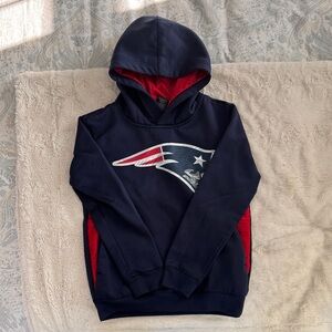 NFL Team Apparel Navy and Red Hoodie
